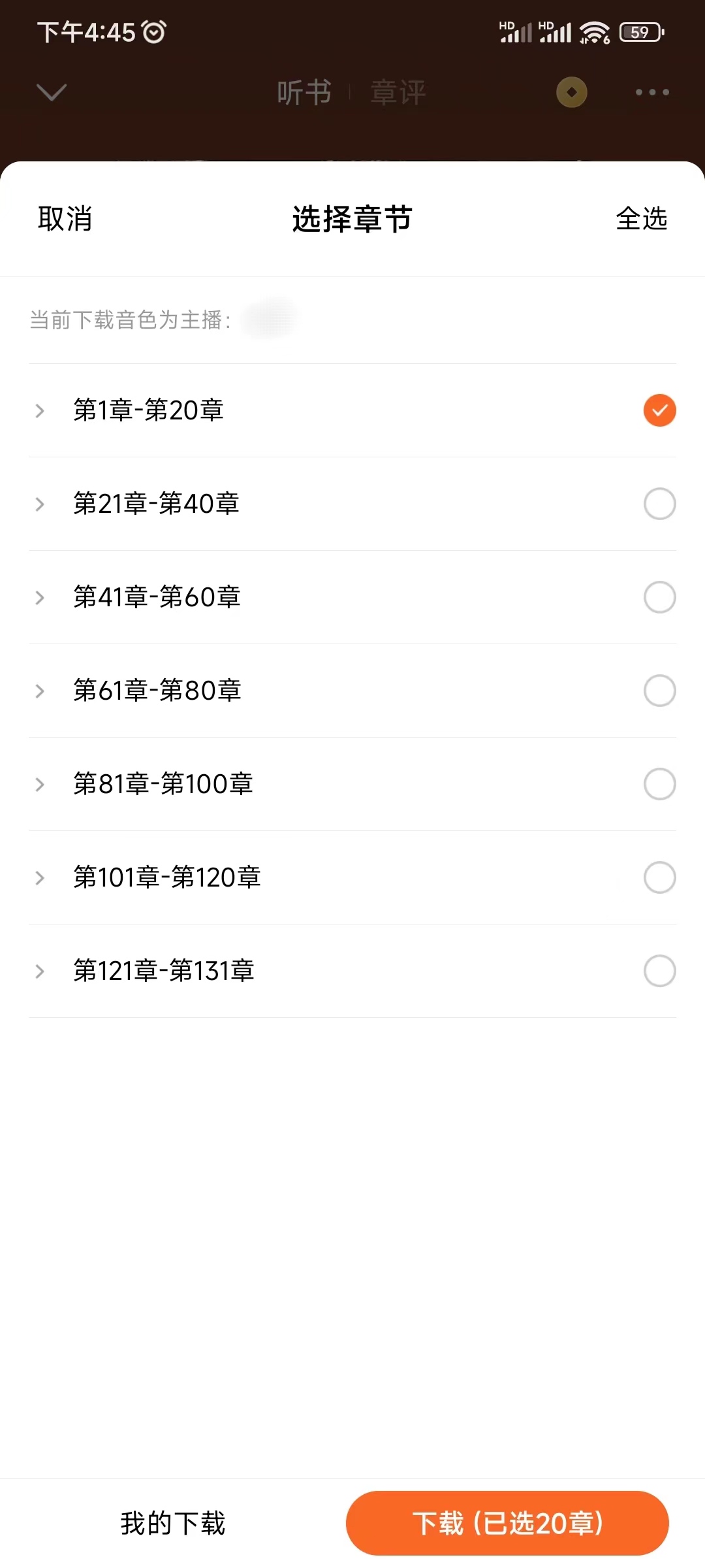 番茄小说下载听书章节