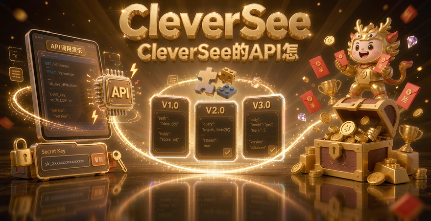 CleverSee的API怎么调用？密钥和三种版本传参