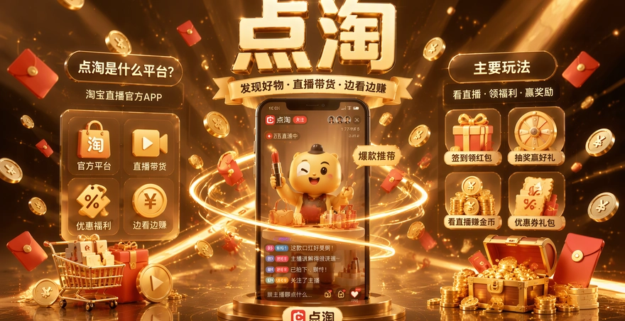 点淘是什么平台？定位和主要玩法