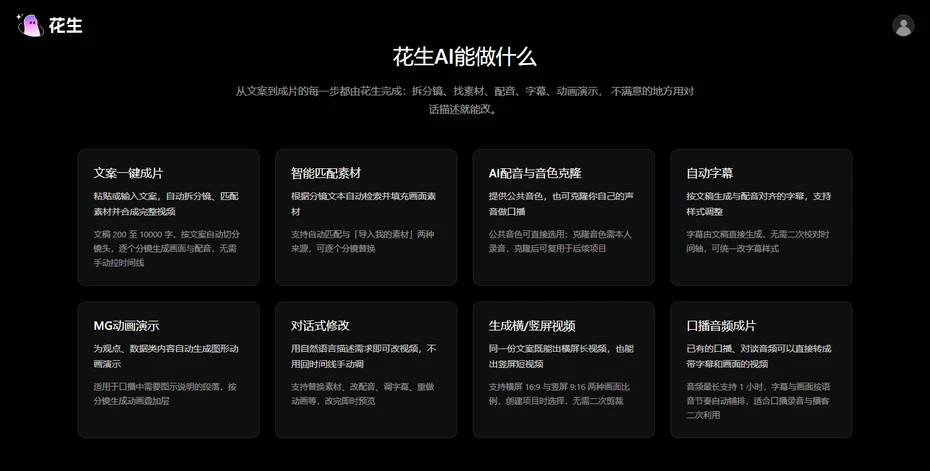 花生AI能做什麼:八大能力一覽