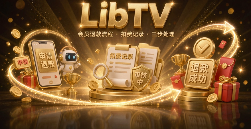 LibTV会员能退款吗？扣费后的三步处理