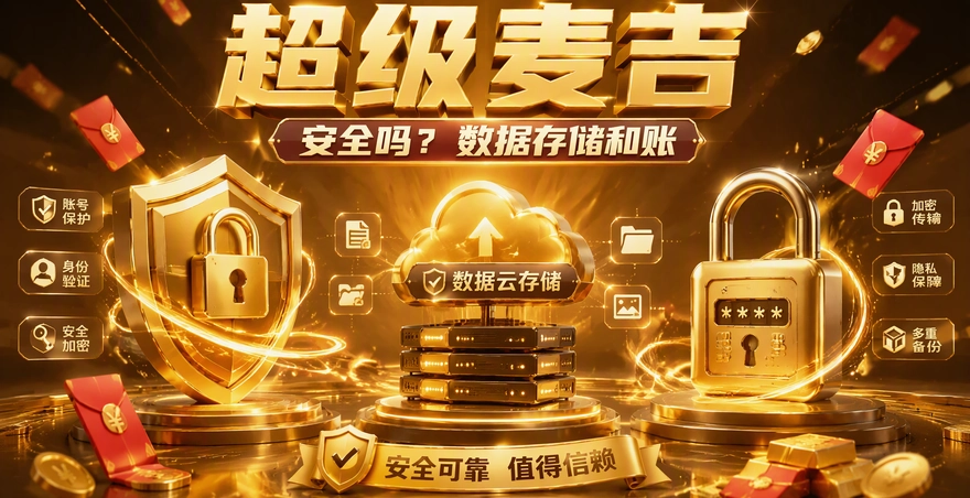 超级麦吉安全吗？数据存储和账号安全看