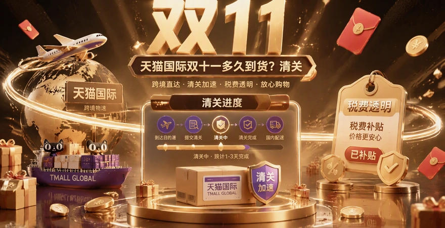 天猫国际双十一多久到货？清关时效和税费承担