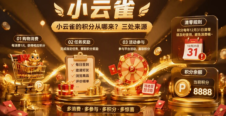小云雀的积分从哪来？三处来源和清零规则