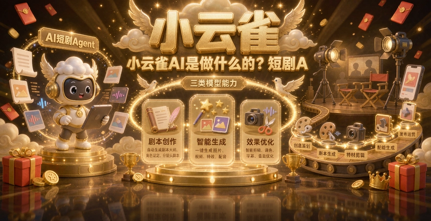小云雀AI是做什么的?短剧Agent和三类模型